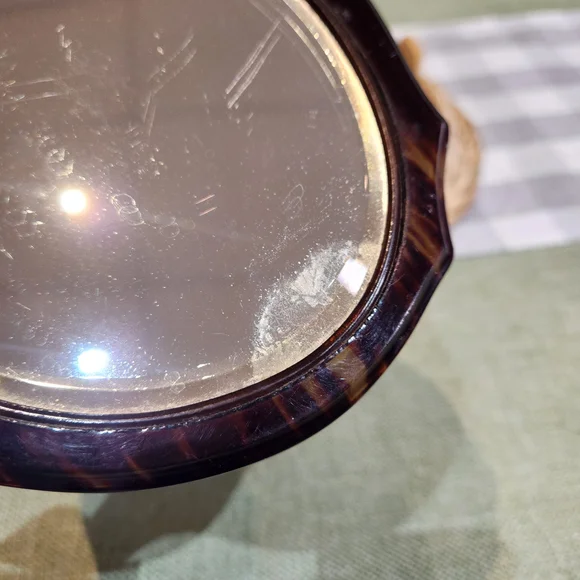 Tortoise Shell Handheld Mirror - Picture 2 of 9